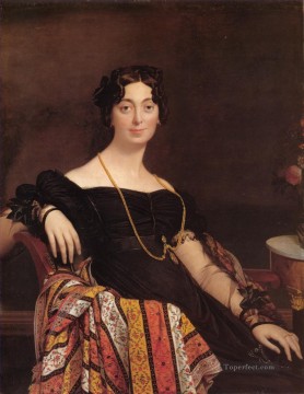  Auguste Canvas - Madame Jacques Louis Leblanc Neoclassical Jean Auguste Dominique Ingres